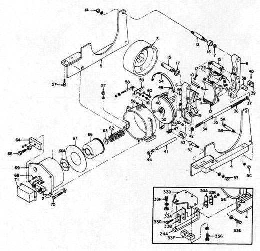 GE 8" A100 IC9528 Brake Diagram