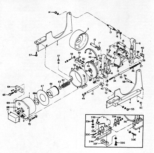 GE 23" A105 IC9528 Brake Diagram