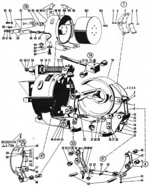 EC&M 5010 13" WB Brake Folio 5 Diagram