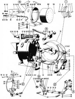 EC&M 5010 23" WB Brake Folio 5 Diagram
