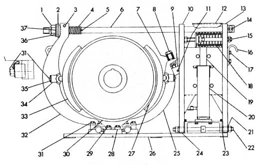 Cutler-Hammer 505 30" DC Magnetic Brake