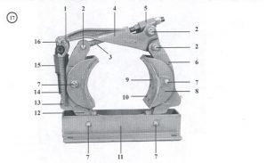 10 x 4 Type H Drum Brakes - Old Style