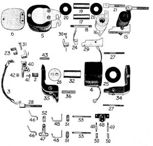 D.C. Magnetic Contactor Form 150-4RD Diagram