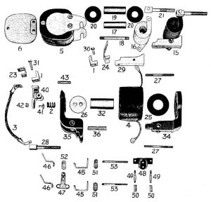 D.C. Magnetic Contactor Form 300-4RD Diagram