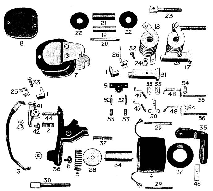 D.C. Magnetic Contactor Form 300-5RS Diagram