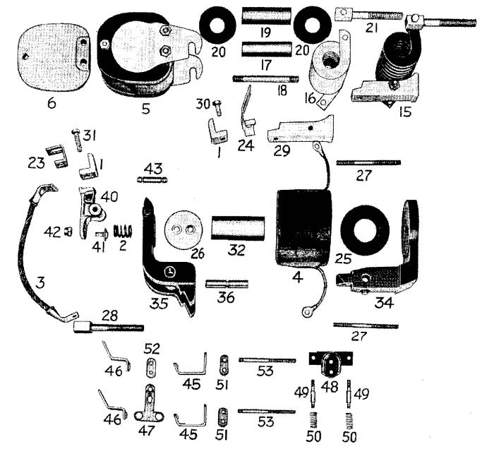 D.C. Magnetic Contactor Form 600-4RD Diagram