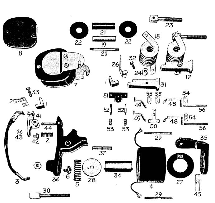 D.C. Magnetic Contactor Form 600-5RS Diagram