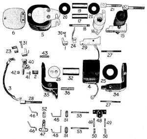 D.C. Magnetic Contactor Form 900-4RD Diagram
