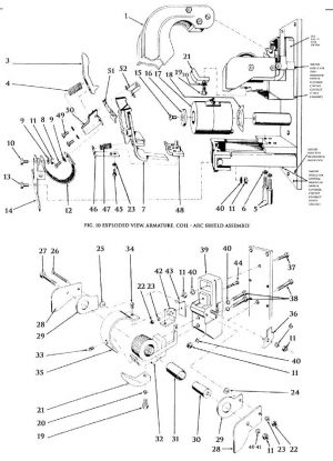 D.C. Magnetic Contactor Type KD 150 Amp Diagram