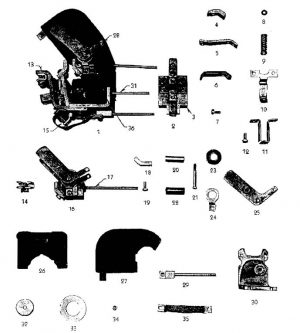 Type MD Frame 301 DC Magnetic Contactor Diagram