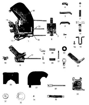 Type MD Frame 401 DC Magnetic Contactor Diagram