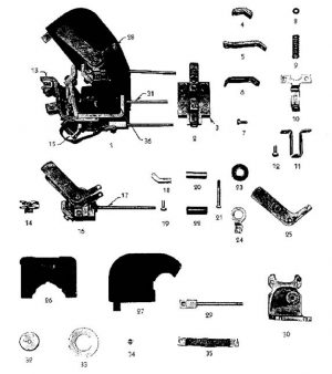 Type MD Frame 601 DC Magnetic Contactor Diagram