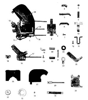 Type MD Frame 701 DC Magnetic Contactor Diagram